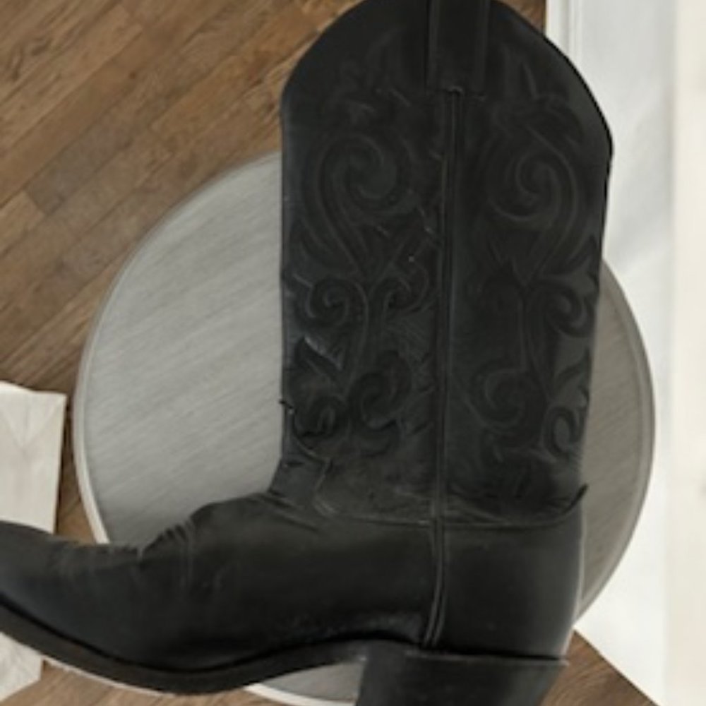 Black Cowboy Boots - Justin Brand - Picture 4 of 9